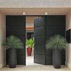 Puxador Aço Inox Para Portas Rhodes 90cm Preto Acetinado