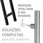 Puxador Aço Inox Redondo Para Porta Egeu 80cm Alto Brilho