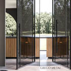 Puxador Aço Inox Redondo Para Porta Egeu 80cm Preto Acetinado