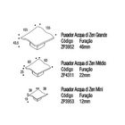 Puxador Acqua Mini Cobre Vecchio Zen Pz3953
