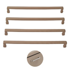 Puxador Alça Dourado Tomina Torralba Furação 128mm 4 Unidades