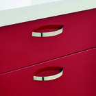 Puxador Alça para Móveis 96mm Prata Escovado 1 peças