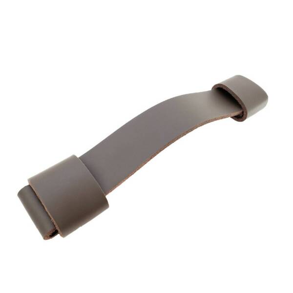 Puxador Alça para Móveis Fuori Couro Legítimo Marom Escuro 1 Peça