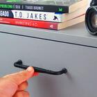 Puxador Alça Preto Grenade Torralba  128mm 4 Unidades