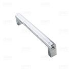 Puxador Allen Liso 160mm Alumínio Cromo - Zen