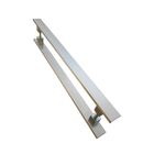 Puxador Alum. Escovado Reto 4cm X 1cm - Portas Madeira/vidro/