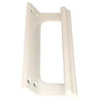 Puxador Aluminio Madeira Buzio Porta Portao Branco 145mm