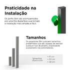 Puxador Alumínio Slim 10849 480mm Branco - Rometal