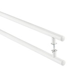 Puxador Alumínio Tubular Redondo Para Portas 30x40cm Branco