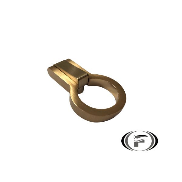 Puxador Antique Gold Escovado Zen  Zp5404