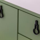 Puxador Antique Preto Zen Unico