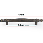 Puxador Armário Guarda Roupa Puxador De Gaveta  Kit 6 Pçs - O