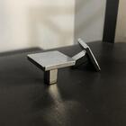 Puxador Aspen 188 Ponto Quadrado Cromado Para Móvel Armários