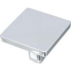 Puxador Aspen 188 Ponto Quadrado Cromado Para Móvel Armários