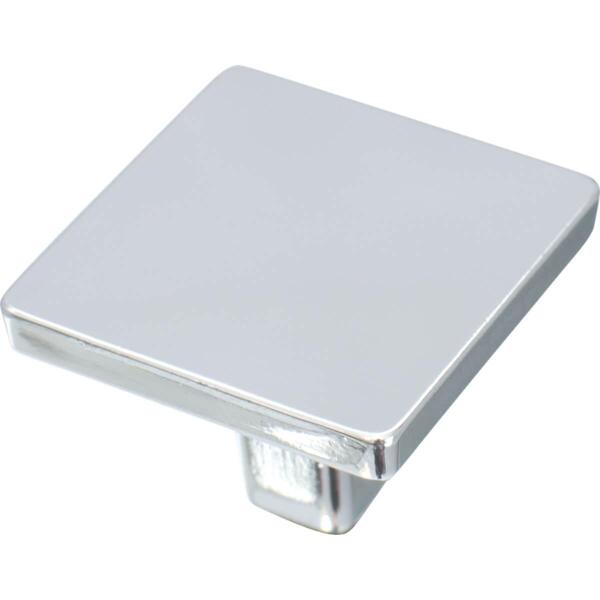 Puxador Aspen 188 Ponto Quadrado Cromado Para Móvel Armários