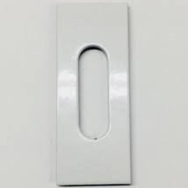 Puxador Auto-adesivo Para Vidro Temperado Branco - 2un