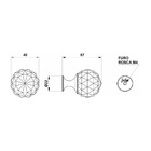 Puxador Ball 40mm Cromo - Jador