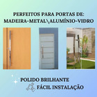 Puxador Barra Chata Curvo 60cm Inox Pol Porta Mad Vidro Alum