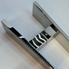 Puxador Barra Chata Em Aço Inox 304 Polido 4x1x80x60cm (base