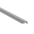 Puxador Barra para Móveis Alumínio Cinza 3000mm