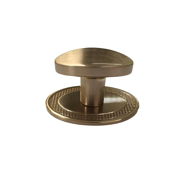 Puxador Beetle Com Base Granada Gold Escovado Zen