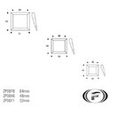 Puxador Big Dharma Cromo 64mm Zen Zp0076