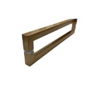 Puxador Blindex Goal 800mm Dourado Champagne Geris Unico