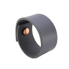 Puxador Bols Parafuso - Couro Legítimo Azul Marinho - Parafus