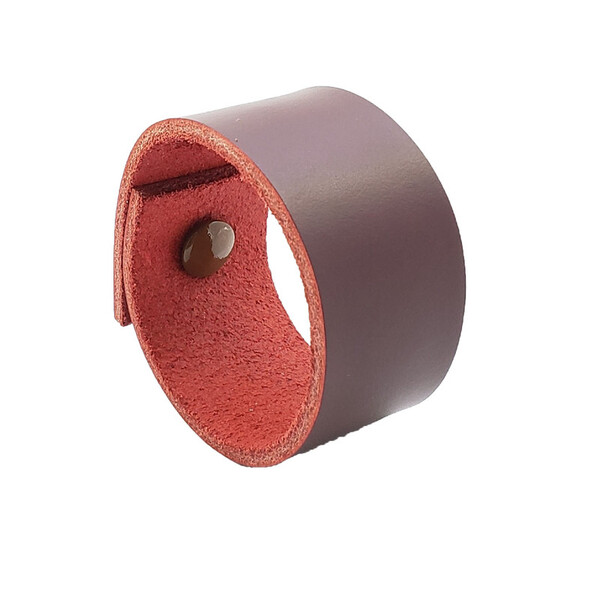 Puxador Bols Parafuso - Couro Legítimo Marsala - Parafuso Mar