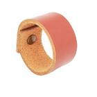 Puxador Bols Parafuso - Couro Legítimo Mogno - Parafuso Marrom