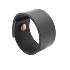 Puxador Bols Parafuso - Couro Legítimo Preto - Parafuso Rose