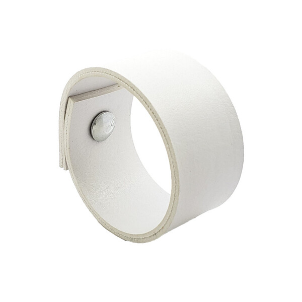 Puxador Bols Parafuso - Textura De Couro Branco - Parafuso Cr