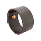 Puxador Bols Parafuso - Textura De Couro Marrom Escuro - Para