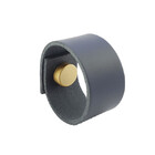 Puxador Bols Tampa - Couro Legítimo Azul Marinho - Tampa Dour