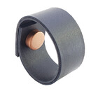 Puxador Bols Tampa - Textura De Couro Azul Marinho -tampa Cob