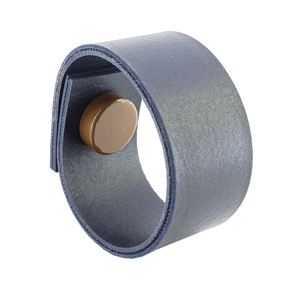 Puxador Bols Tampa - Textura De Couro Azul Marinho -tampa Mar