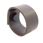 Puxador Bols Tampa - Textura De Couro Marrom Escuro -tampa Pr