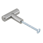 Puxador Botão para Móveis 40mm Prata Niquelado 1 peças