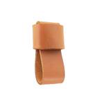 Puxador Botão para Móveis Dori Couro Legítimo Marrom 1 Peça