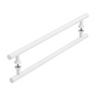 Puxador Branco Para Porta De Vidro Madeira Pivotante 100cm