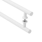 Puxador Branco Para Porta De Vidro Madeira Pivotante 90cm