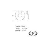 Puxador Caiapo Escovado Zen Unico