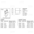 Puxador Cardiff 30mm Cromado - Zen