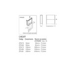 Puxador Cardiff Cromo 200mm - Zen Design