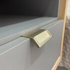 Puxador Citizen 45 P 32/65mm Gold Escovado Zen Unico