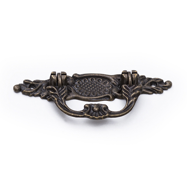 Puxador Colonial - Bronze - Cristaleira Móveis Antigos 4 Pcs