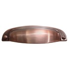 Puxador Concha 6888 Sobrepor 96mm - Cobre