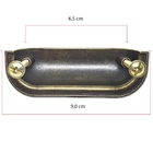 Puxador Concha  Puxadores Moveis Puxador Colonial Kit 9 Pçs -