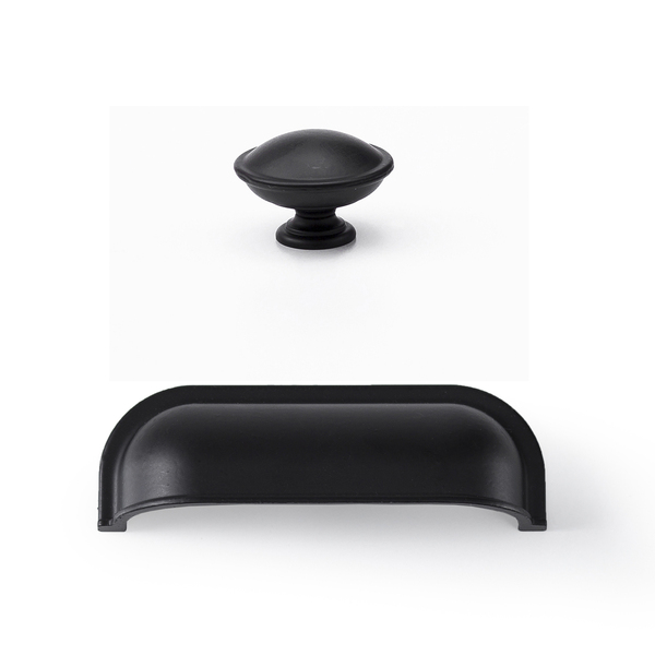 Puxador Concha  Puxadores Moveis Puxador Colonial Kit 9 Pçs -