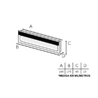 Puxador Concha Celeno Bronze Italy Line 176mm